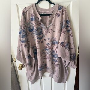 Free people oversized sweatshirt